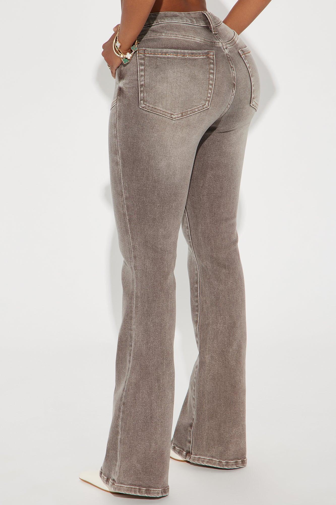 Try Harder Flare Pant - Chocolate Product Image