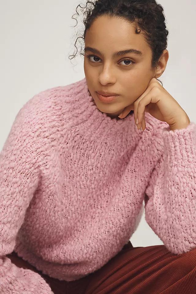Maeve Textured Mock-Neck Sweater Product Image