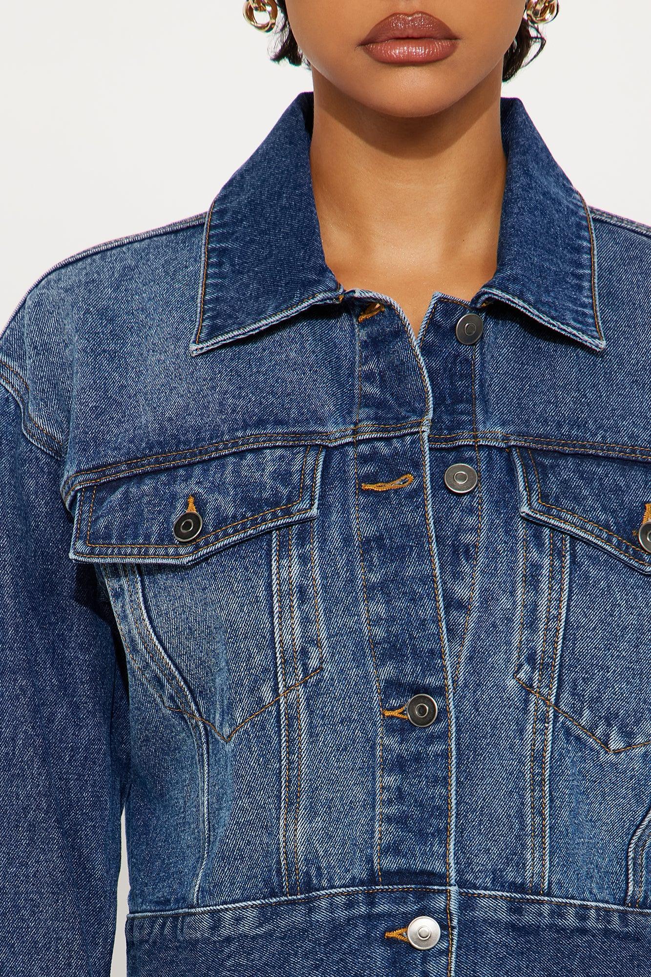Timeless Denim Trucker Jacket - Dark Wash Product Image