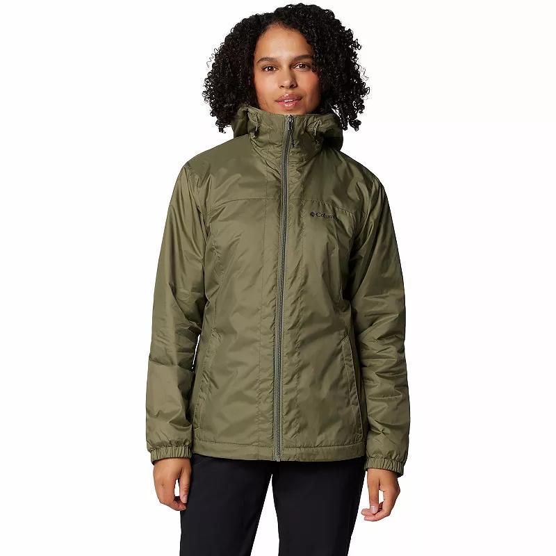 Women's Columbia Switchback II Sherpa-Lined Jacket, Size: XXL, Stone Green Product Image