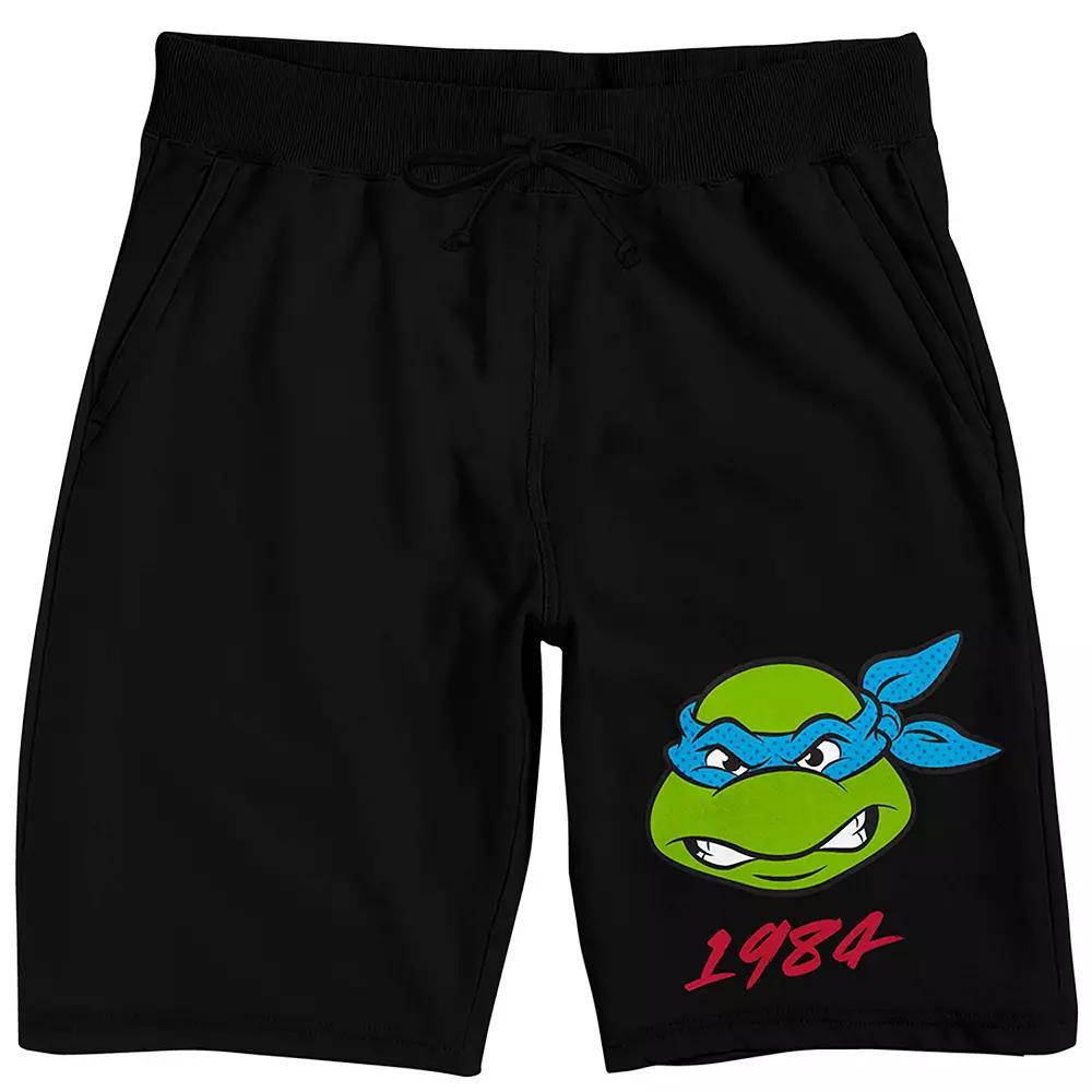 Men's TMNT Classic Retro Sleep Shorts, Size: Small, Black Product Image