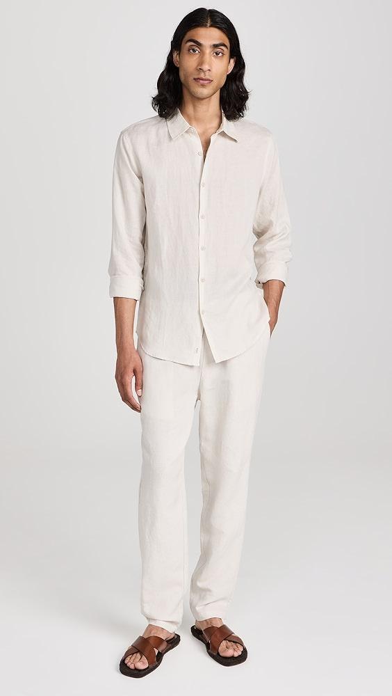 Onia Air Linen Long Sleeve Shirt | Shopbop Product Image