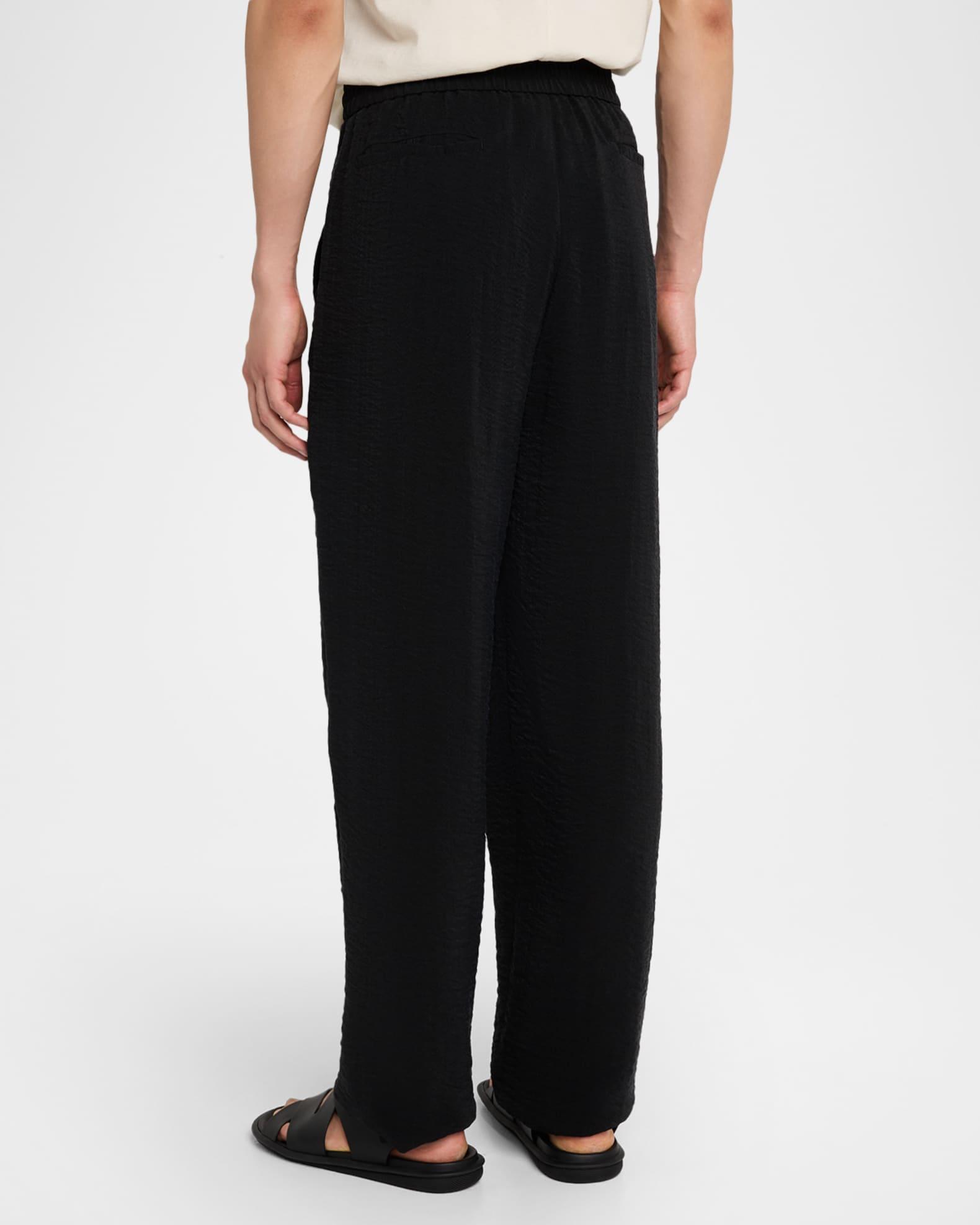 Men's Cupro Blend Drawstring Trousers Product Image