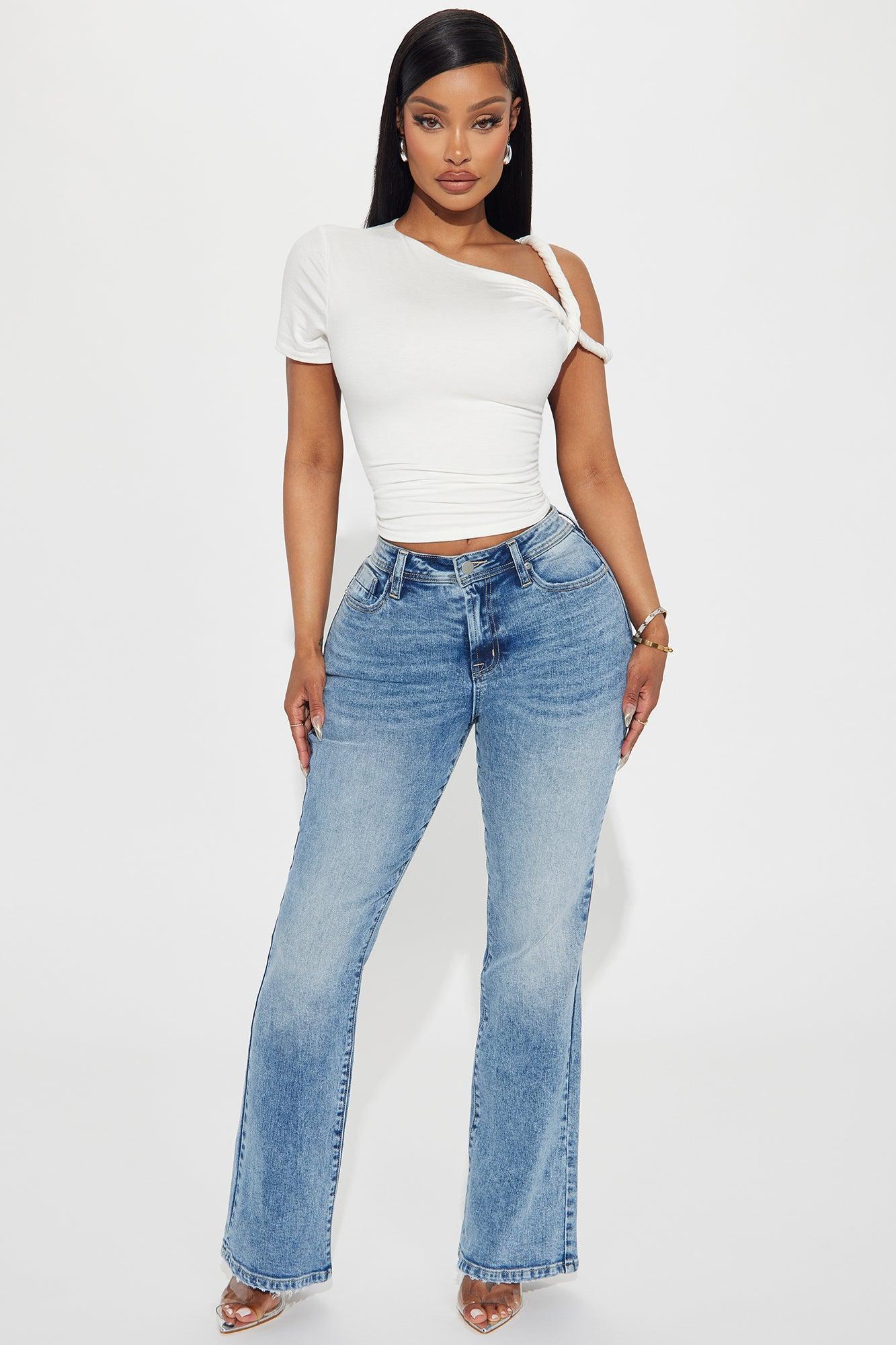 Kendra One Shoulder Top - Ivory Product Image