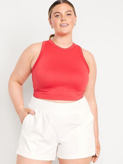 Fluid Seamless Fitted Crop Tank Top Product Image