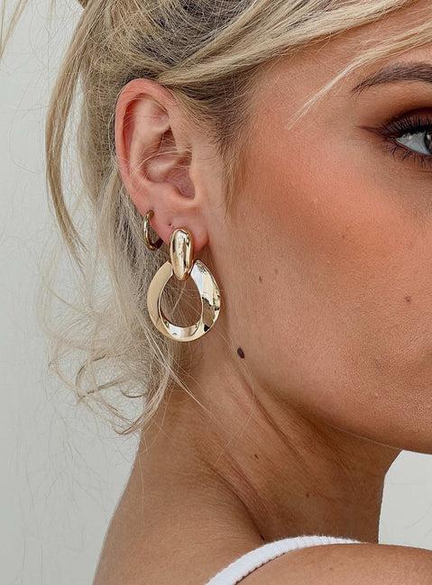 Dallia Earrings Gold Product Image
