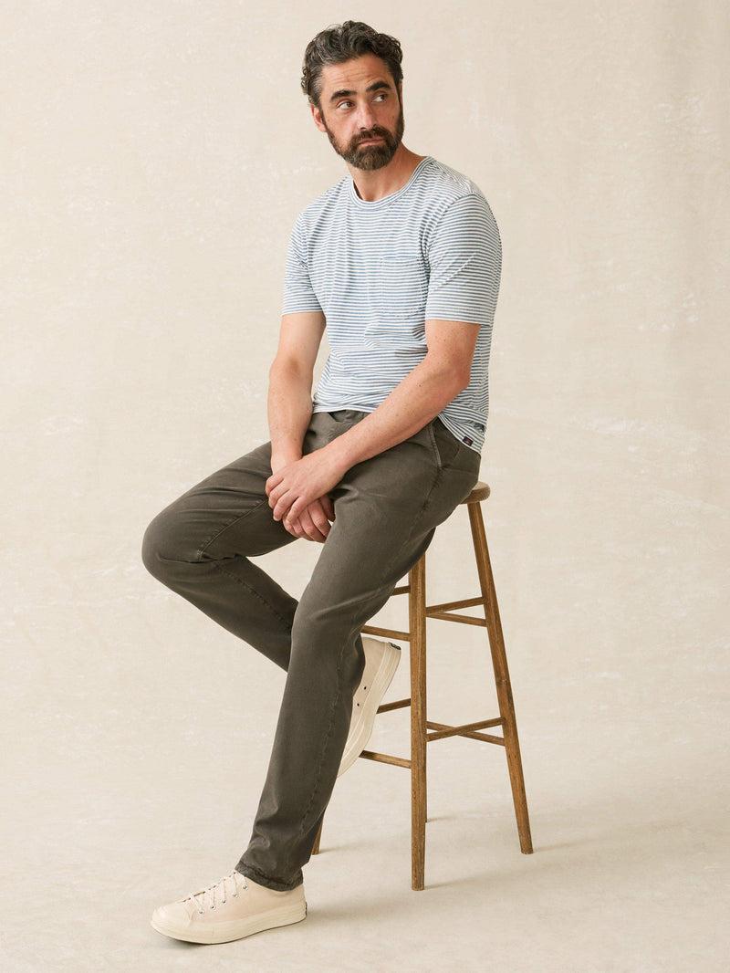Coastline Stretch Chino - Faded Black Product Image