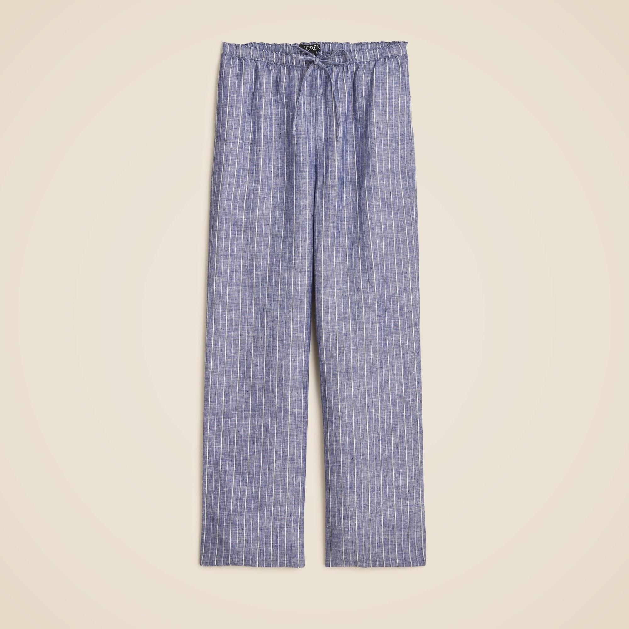 New Soleil pant in striped linen Product Image