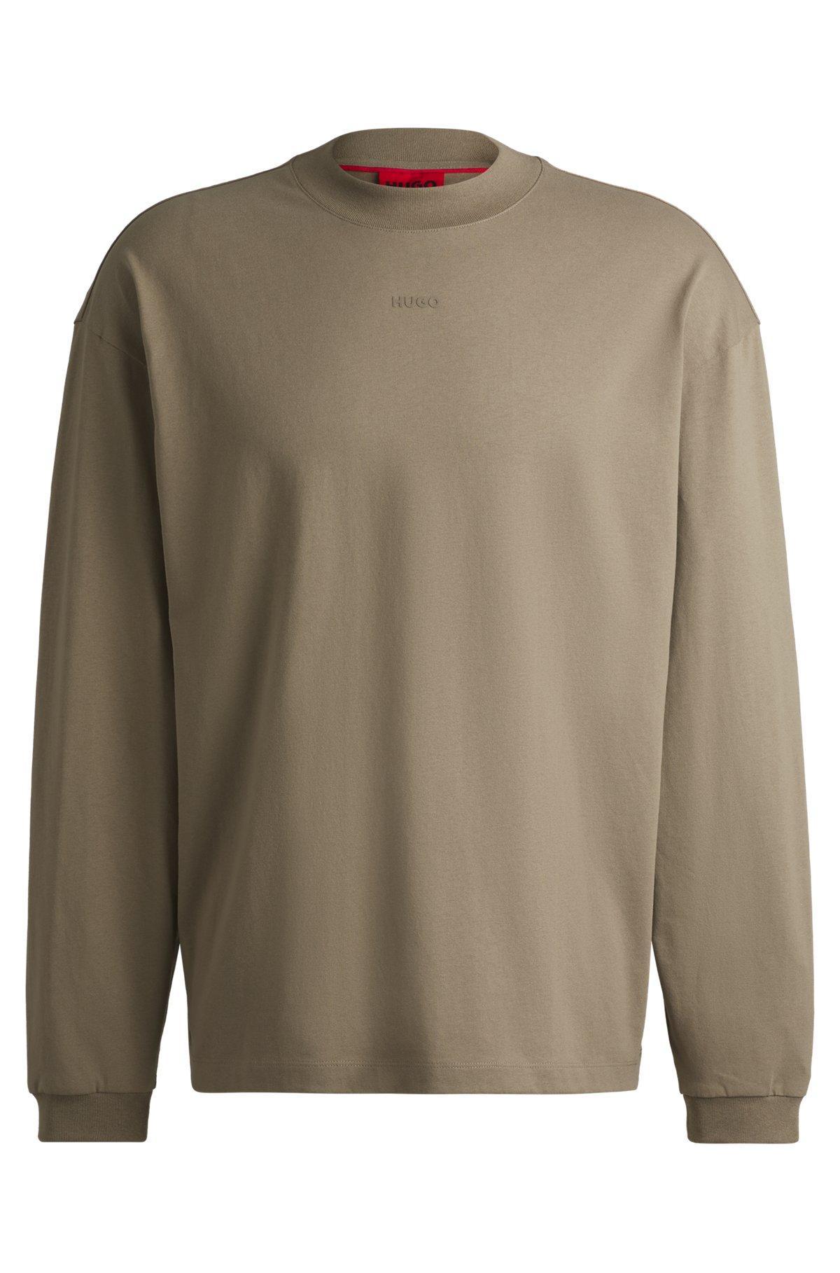 Cotton-jersey relaxed-fit T-shirt with logo print Product Image