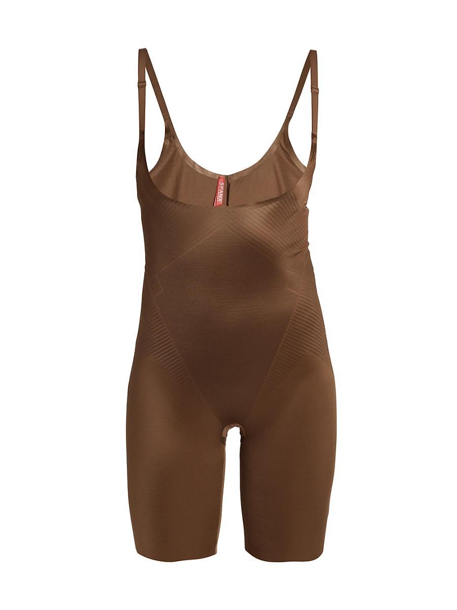 Spanx Thinstincts 2.0 Open Bust Mid Thigh Bodysuit Product Image