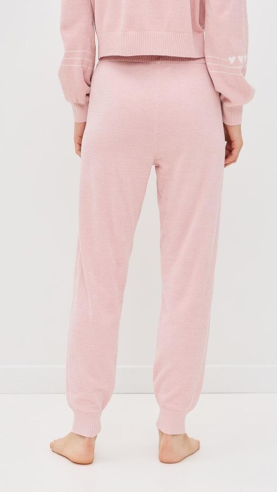 Barefoot Dreams Cozychic Ultra Lite Heartbeat Stripe Pants | Shopbop Product Image