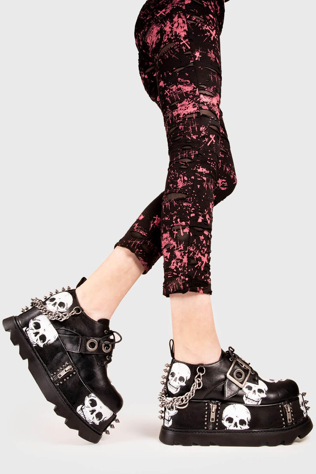 Maniac Chunky Platform Wedge Shoes Product Image