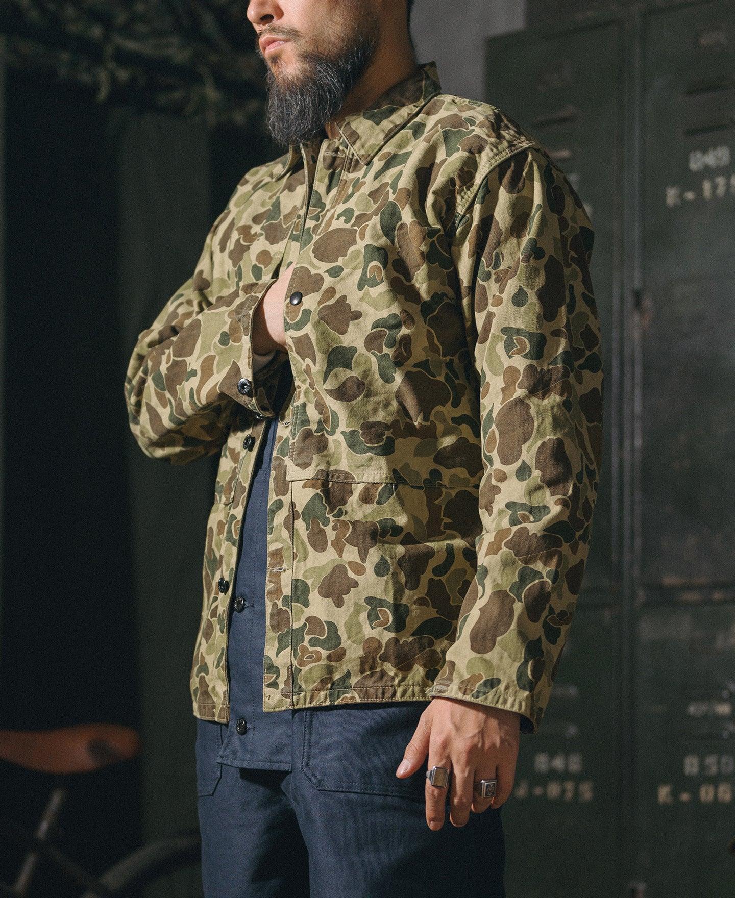 WWII USMC Type P-44 HBT Duck Hunter Camo Jacket Product Image