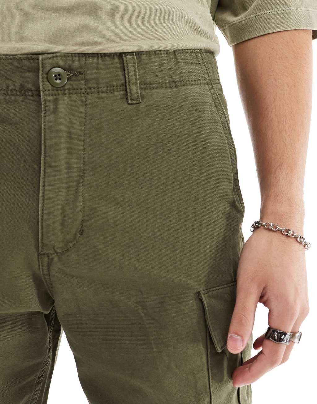 Jack & Jones cargo shorts in khaki Product Image