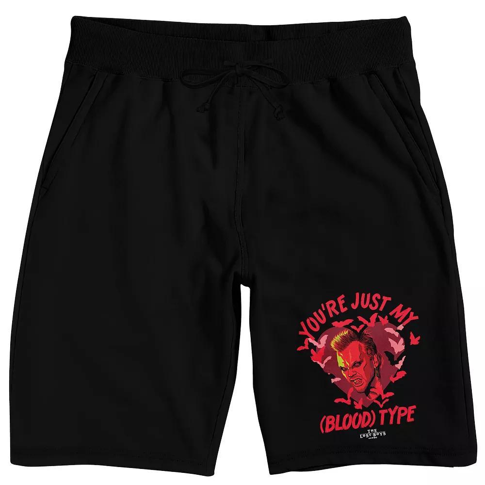 Men's The Lost Boys Sleep Shorts, Size: XXL, Black Product Image