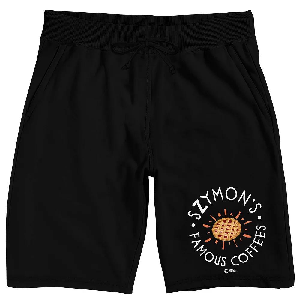Men's Twin Peaks (2017) Sleep Shorts, Size: Small, Black Product Image