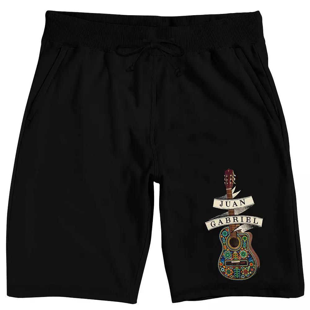 Men's Juan Gabriel Sleep Shorts, Size: Small, Black Product Image