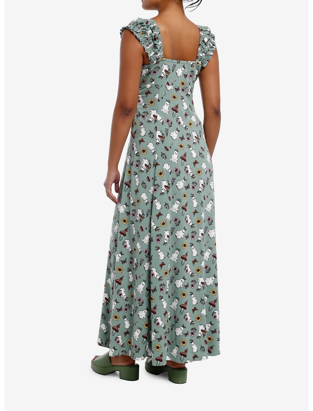Thorn & Fable Mushroom Ghost Empire Maxi Dress Product Image