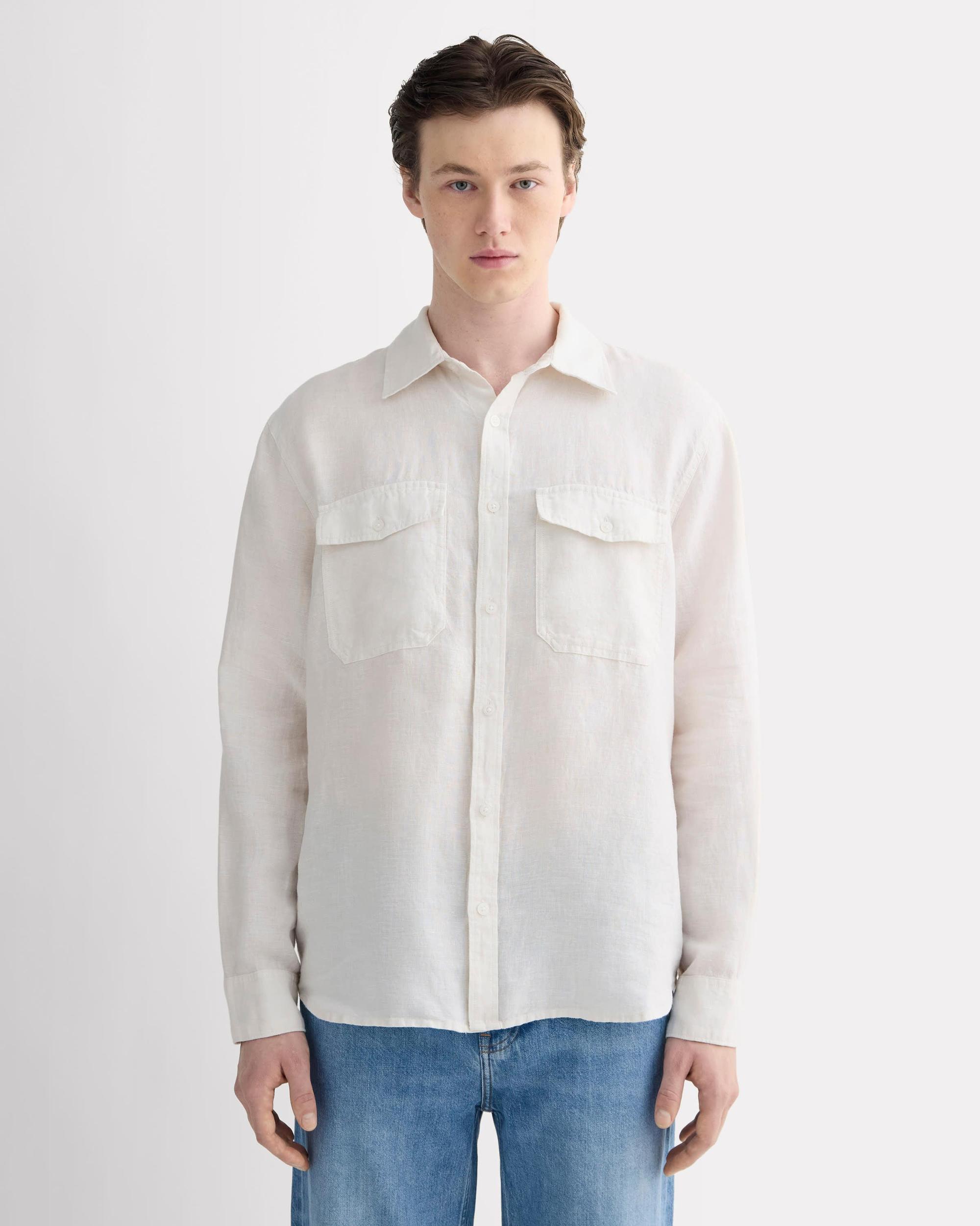 The Linen Utility Shirt Product Image