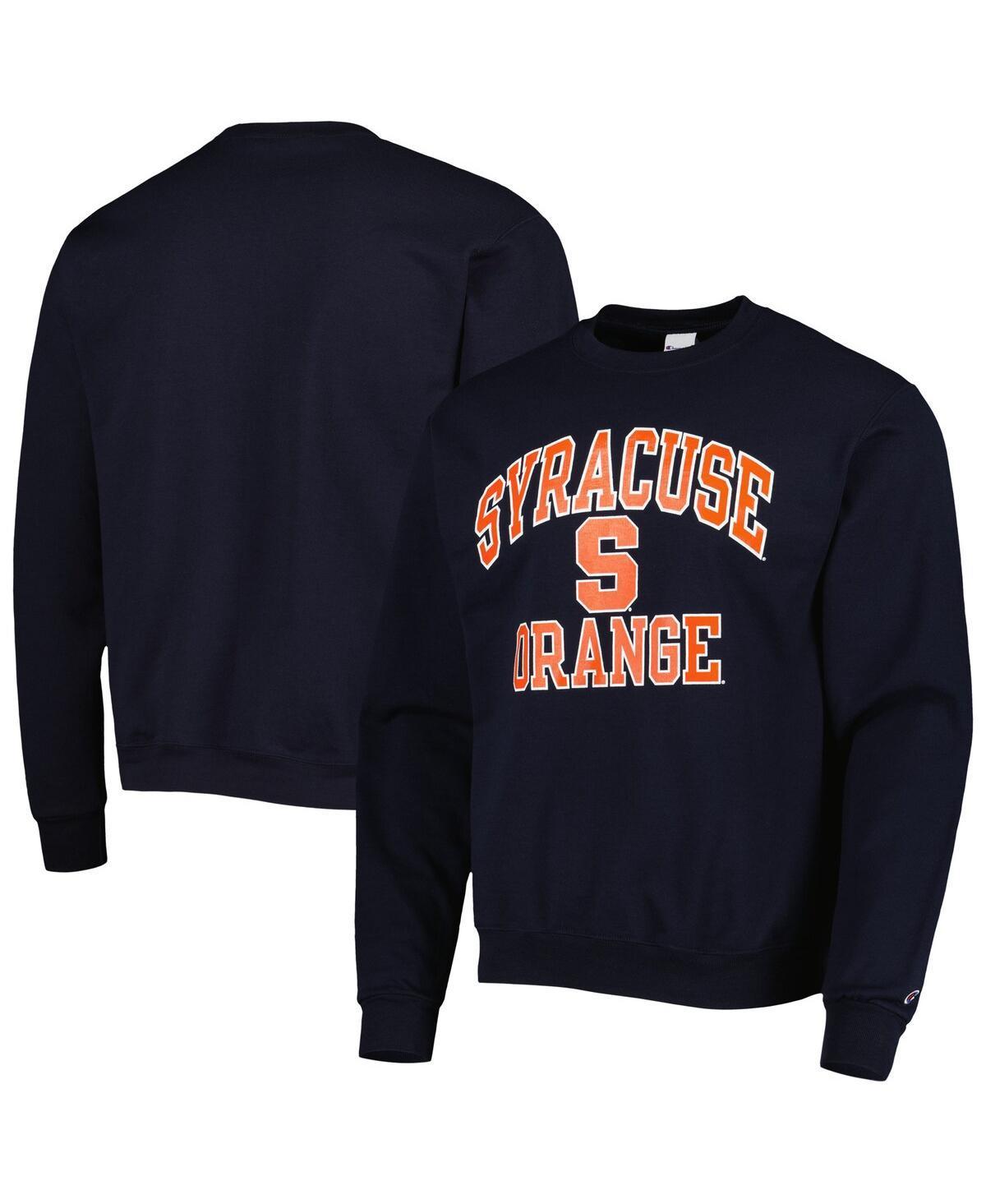 Men's Champion Navy Syracuse Orange High Motor Pullover Sweatshirt, Size: Small, Blue Product Image