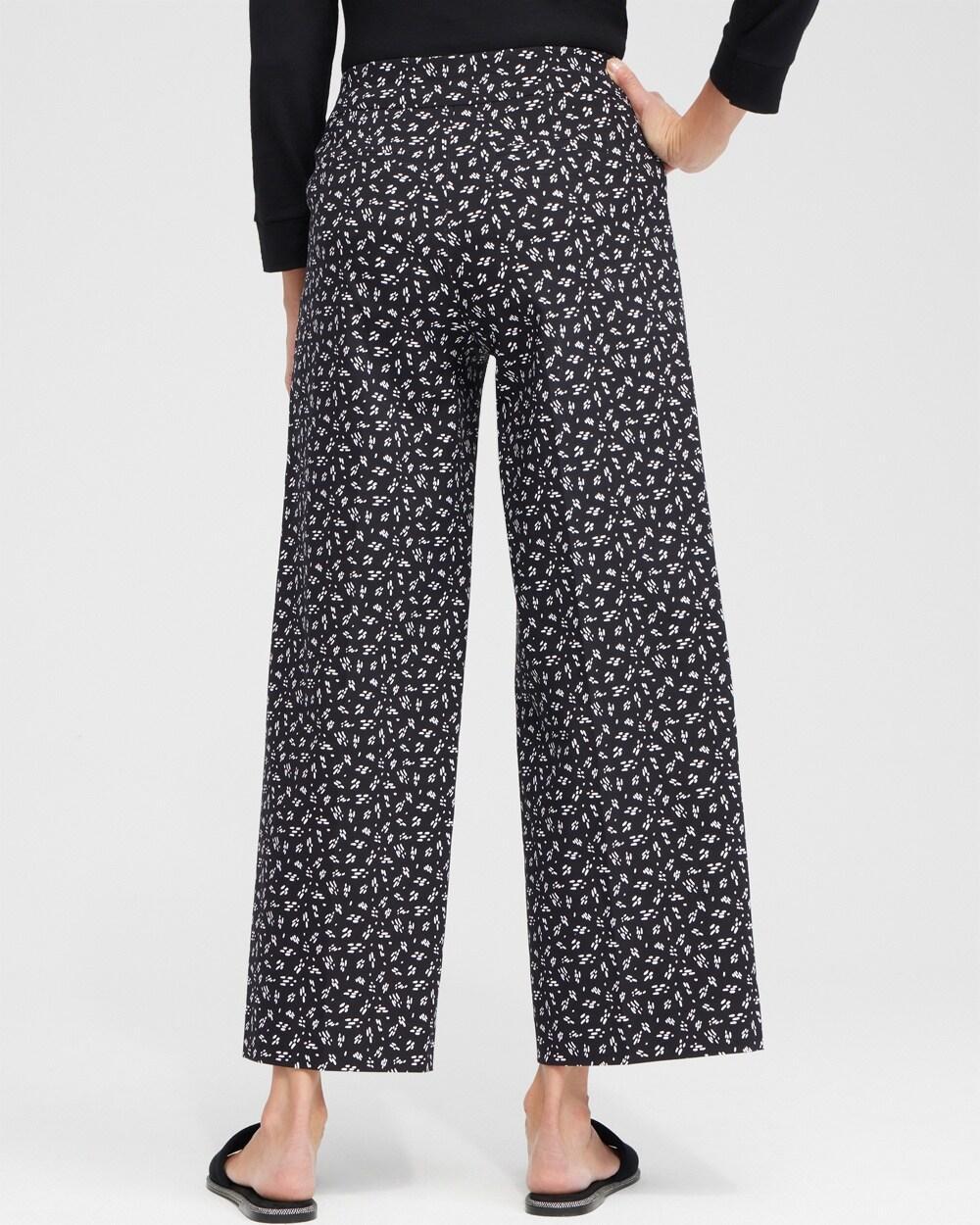 Brigitte Line Print Wide Leg Crops Product Image
