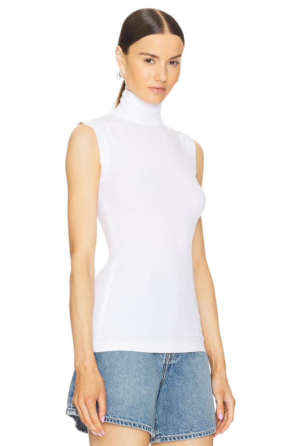 Slim Fit Sleeveless Turtleneck Top Norma Kamali Product Image