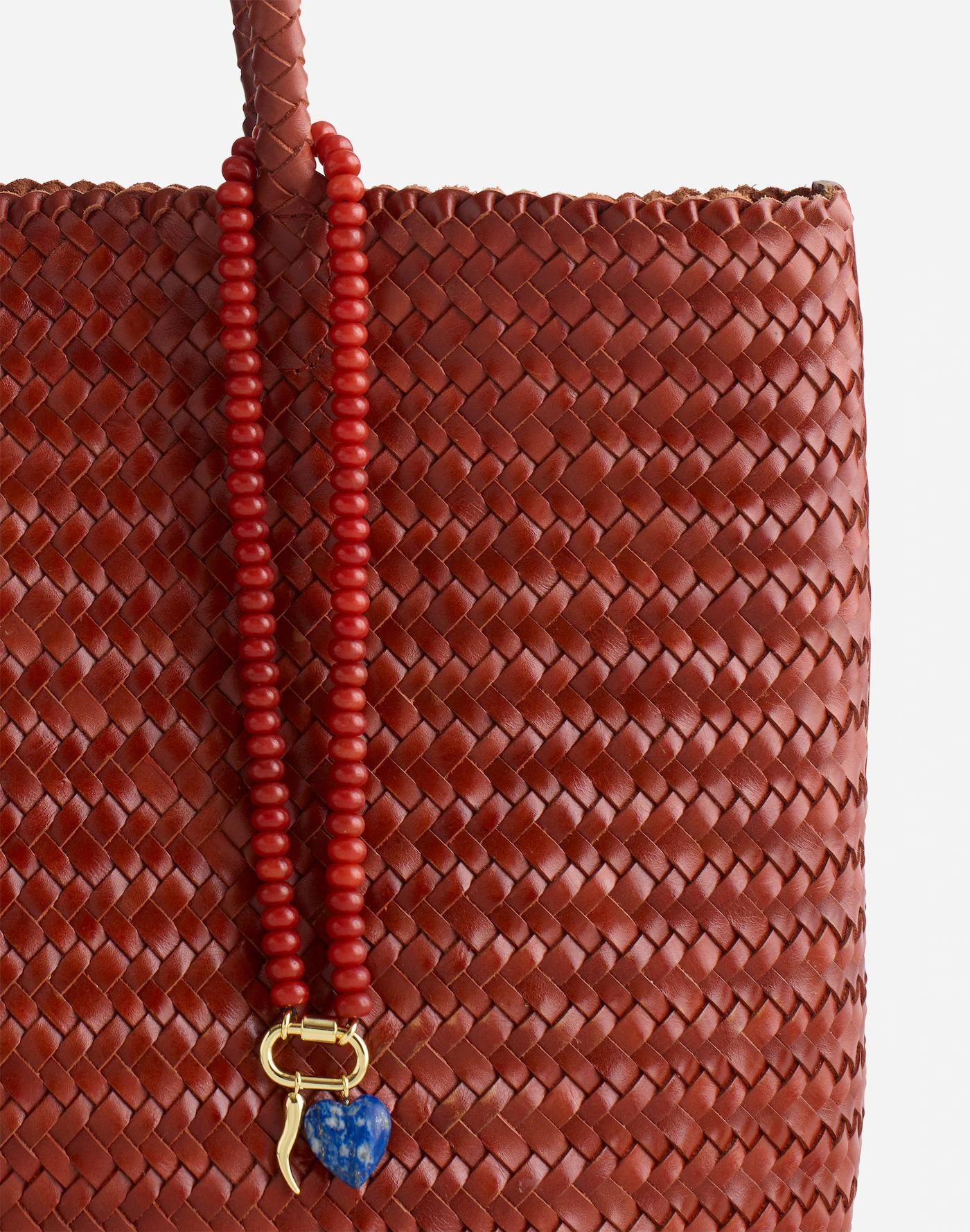 The Handwoven Leather Tote Product Image