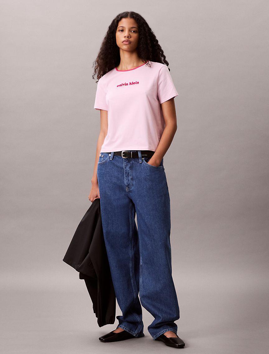Round Logo Graphic Classic T-Shirt  Product Image