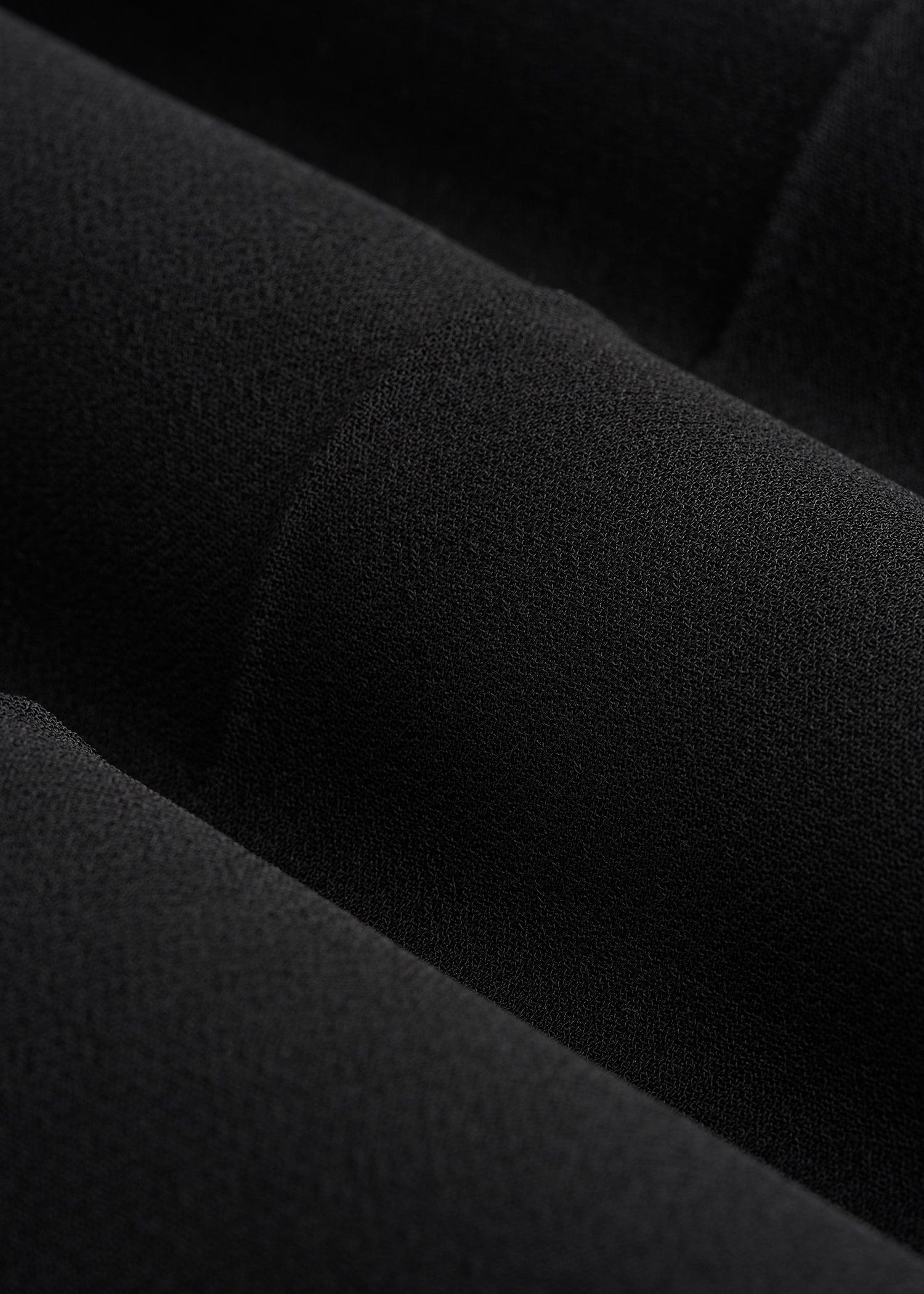 Wide Leg Pleated Dress Pants 2.0 for Tall Women in Black Product Image