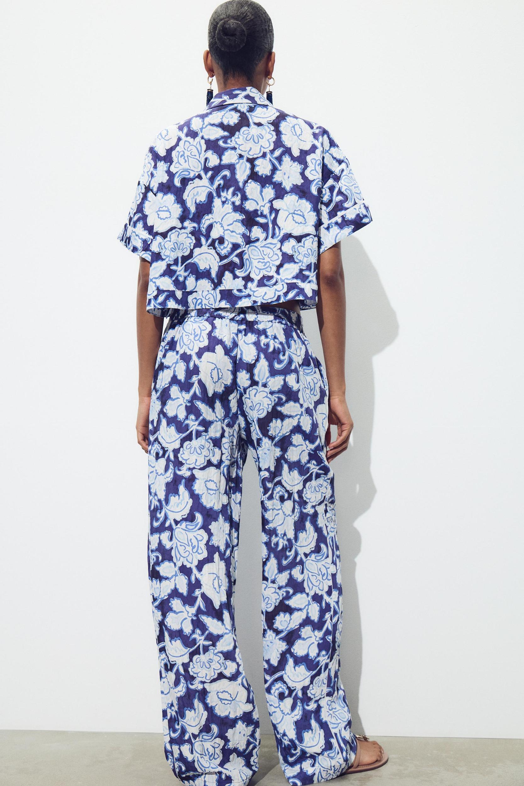 FLORAL PRINT PANTS Product Image