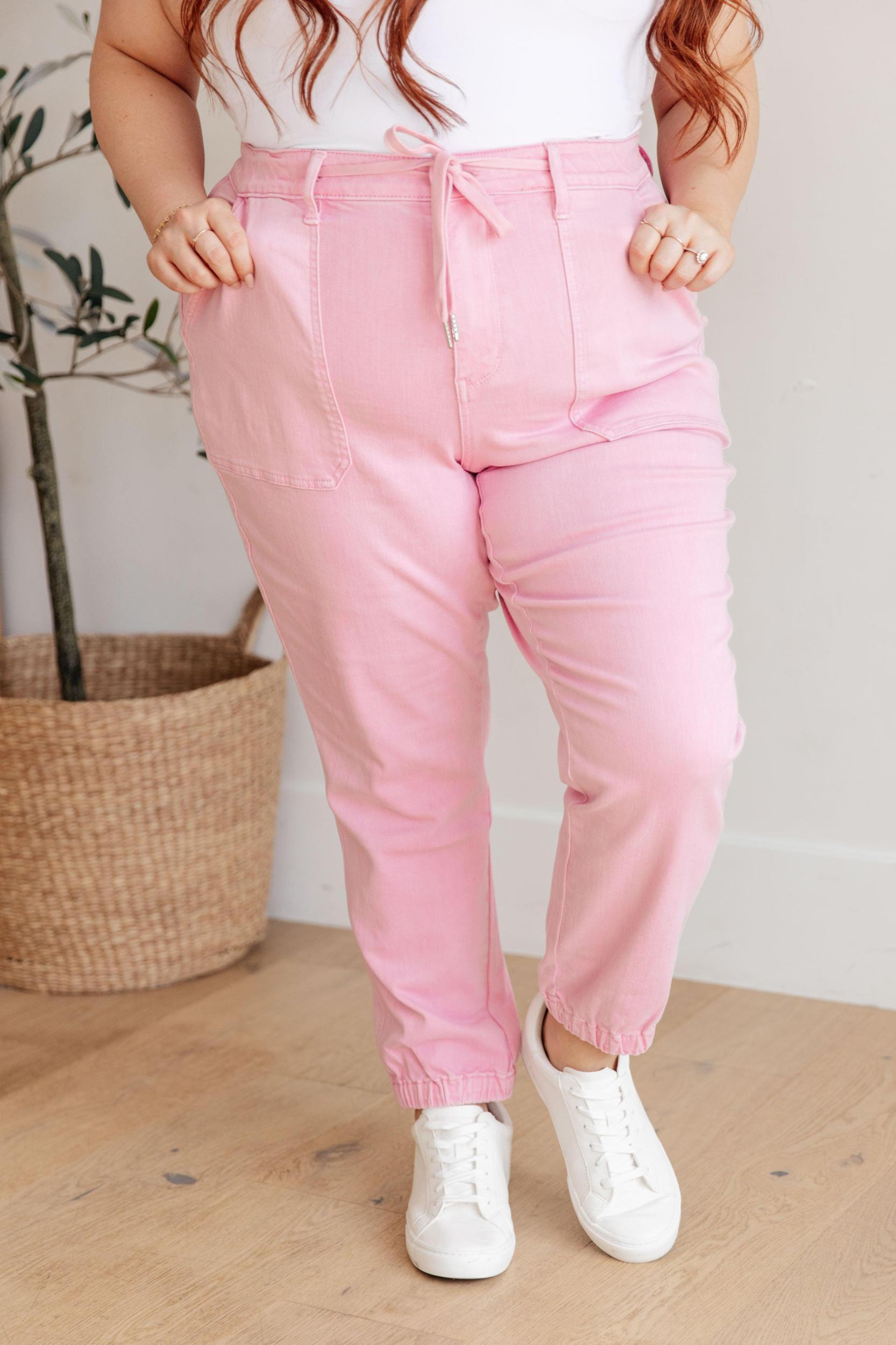 Regina Hi-Rise Garment Dyed Judy Blue Jean Jogger -  - ONLINE EXCLUSIVE! Product Image