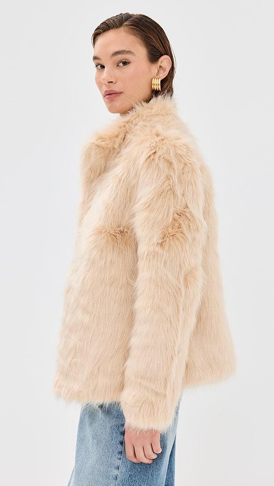 Lioness Bada Bing Faux Fur Jacket | Shopbop Product Image