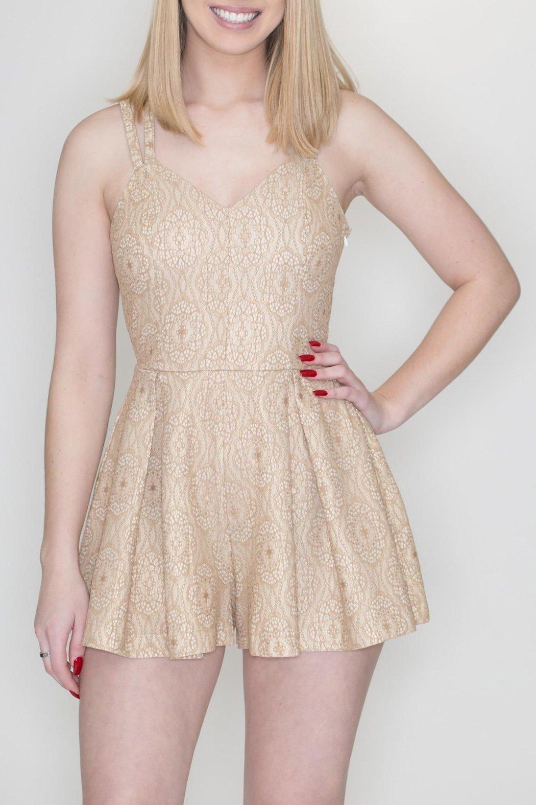 Strappy Back Romper Product Image