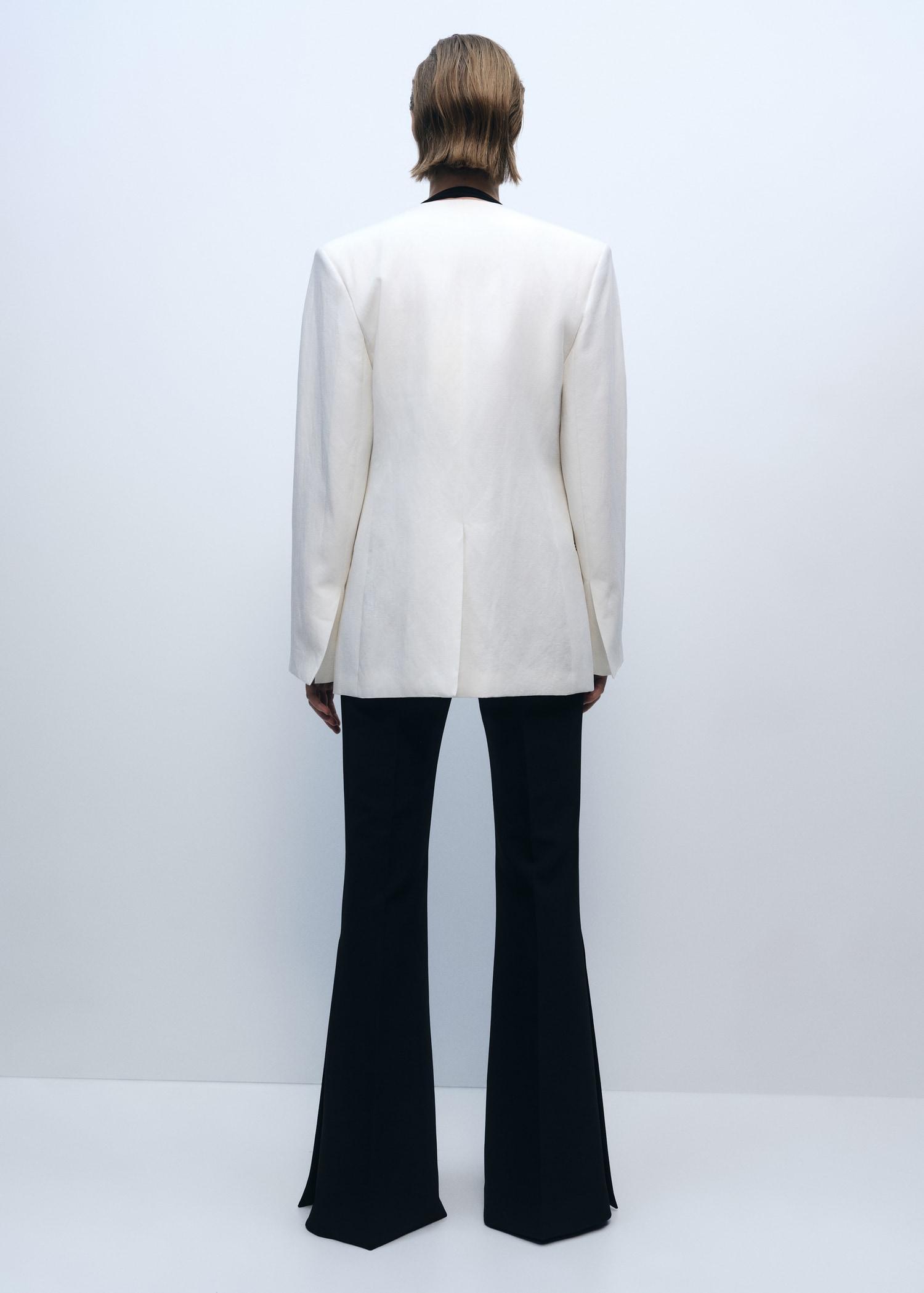Maxi wide leg suit pants - Women | MANGO USA Product Image