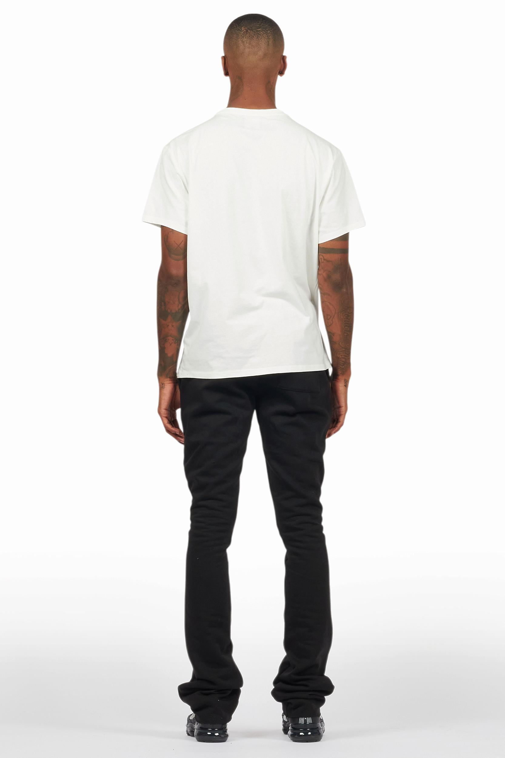 Alpine Black Stacked Flare Pant Male Product Image