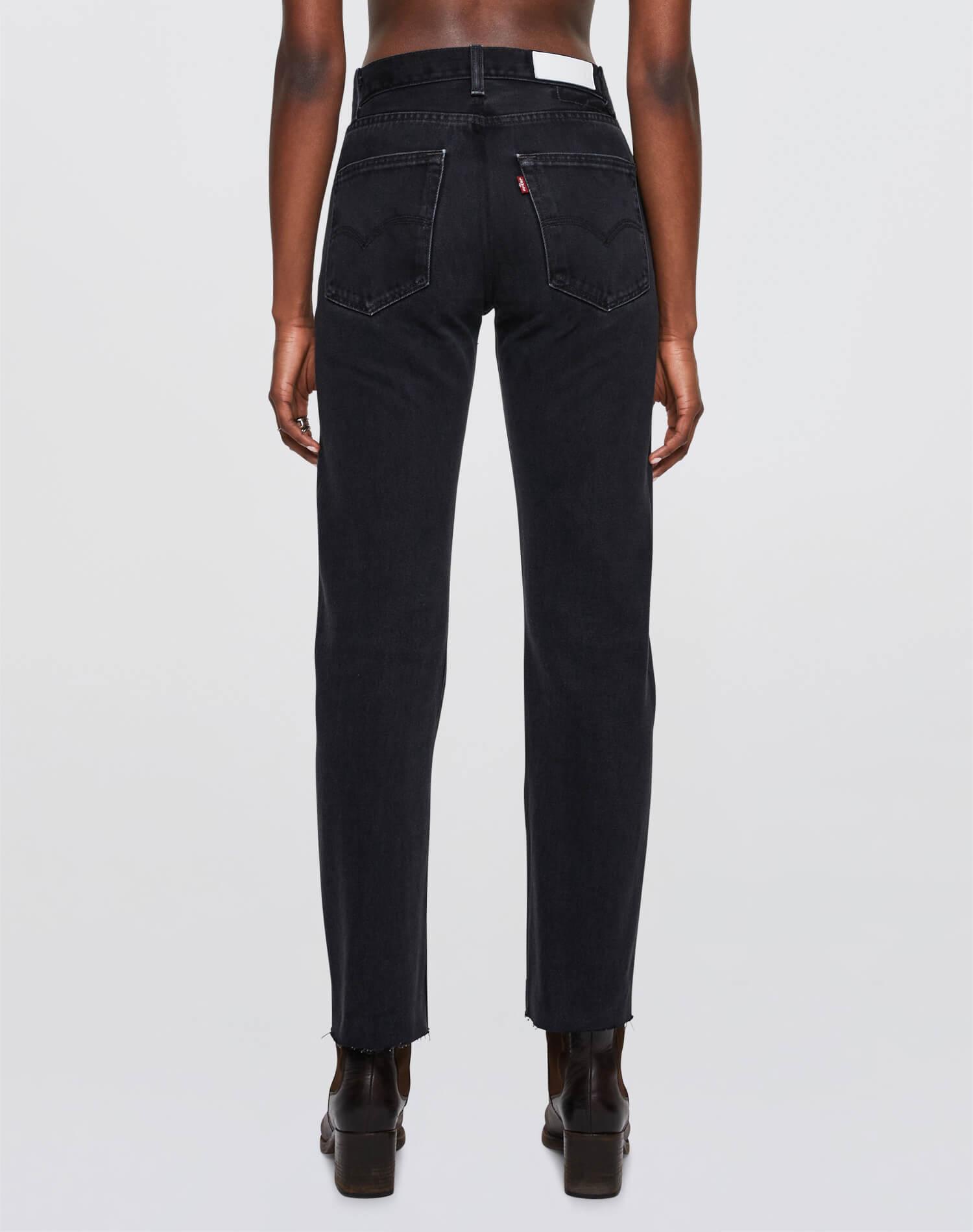 Levi's High Rise Stove Pipe - Black Product Image