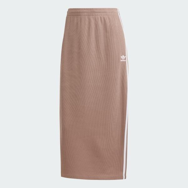 adidas Knit Skirt Trace Brown M Womens Product Image