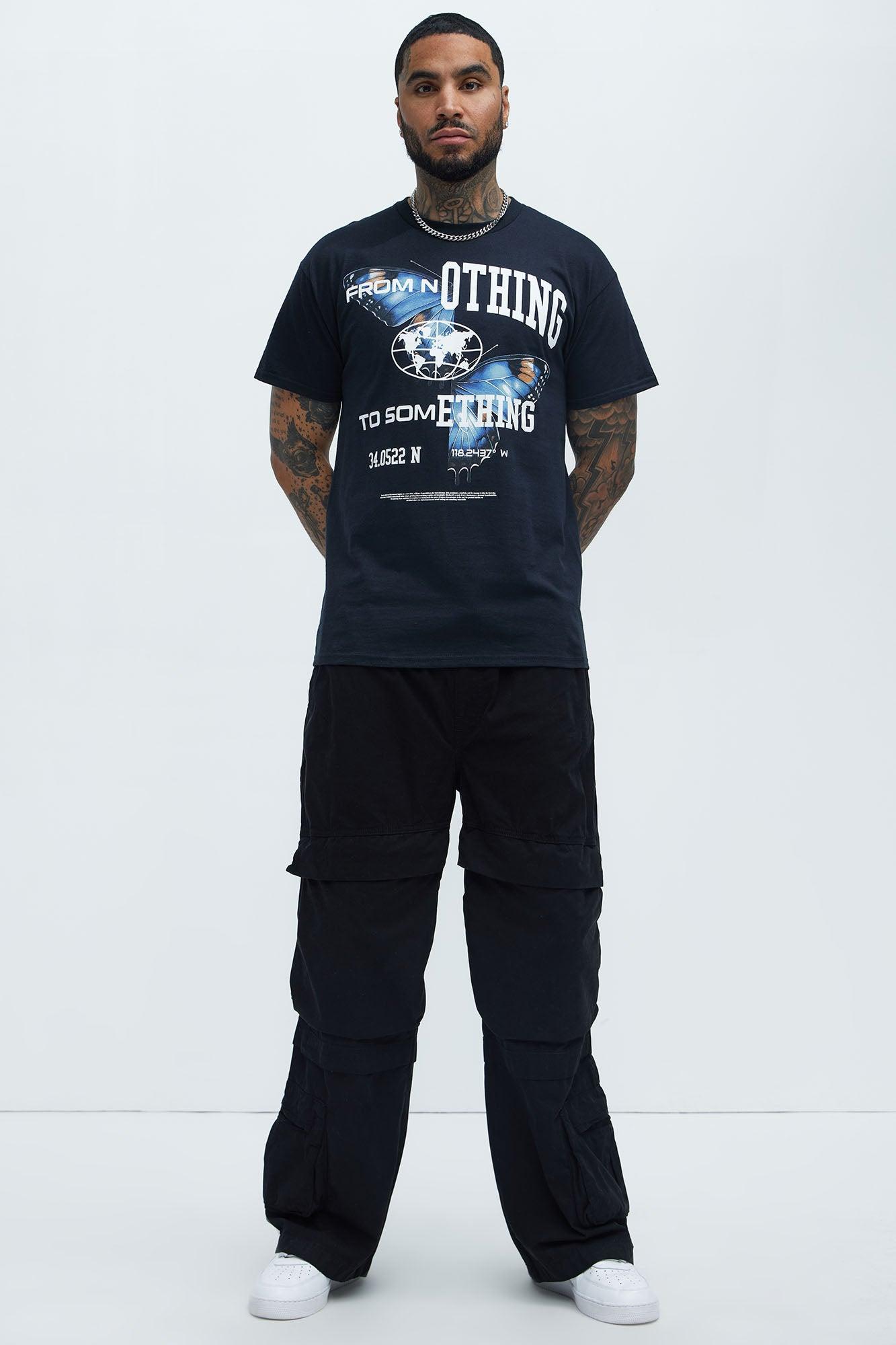 From Nothing To Something Short Sleeve Tee - Black Product Image