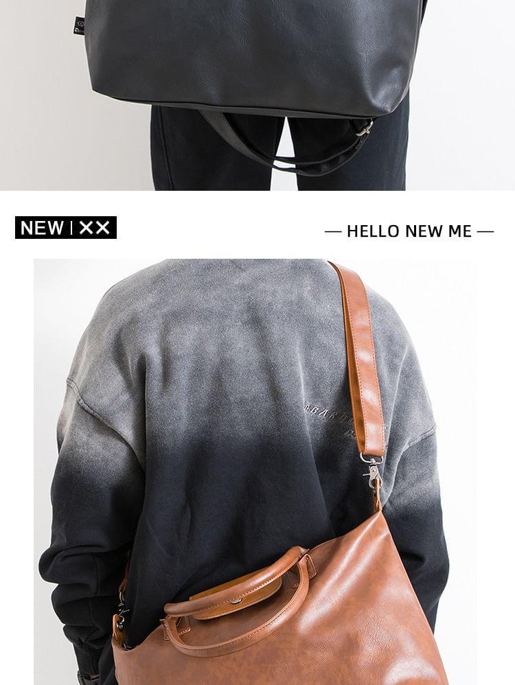Faux-Leather Crossbody Bag Product Image