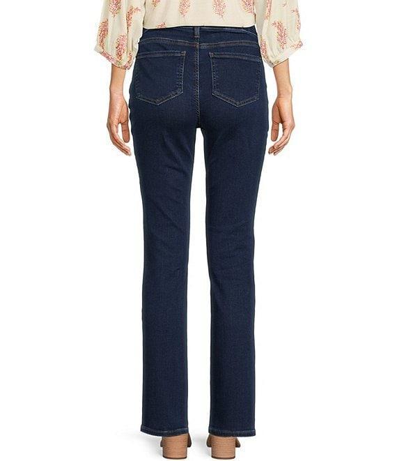 NYDJ Petite Size Sheri Slim Tonal Stitch High Rise Jeans Product Image