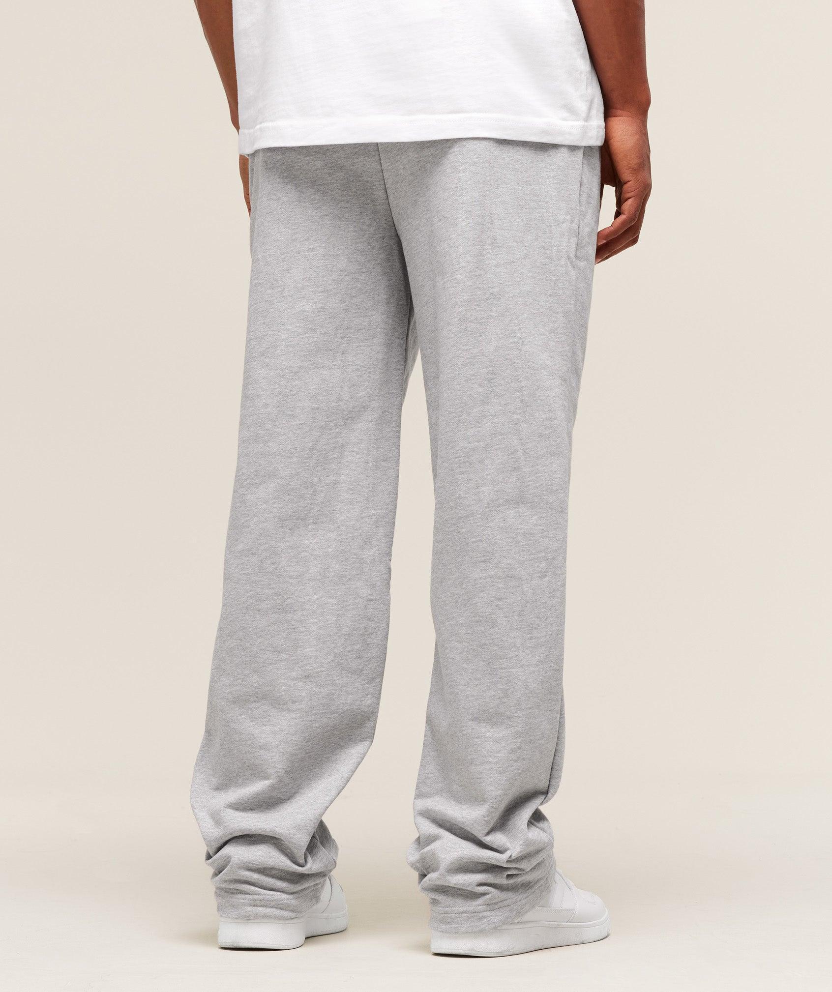 Gymshark Rest Day Essentials Straight Leg Joggers - Light Grey Marl Male Product Image