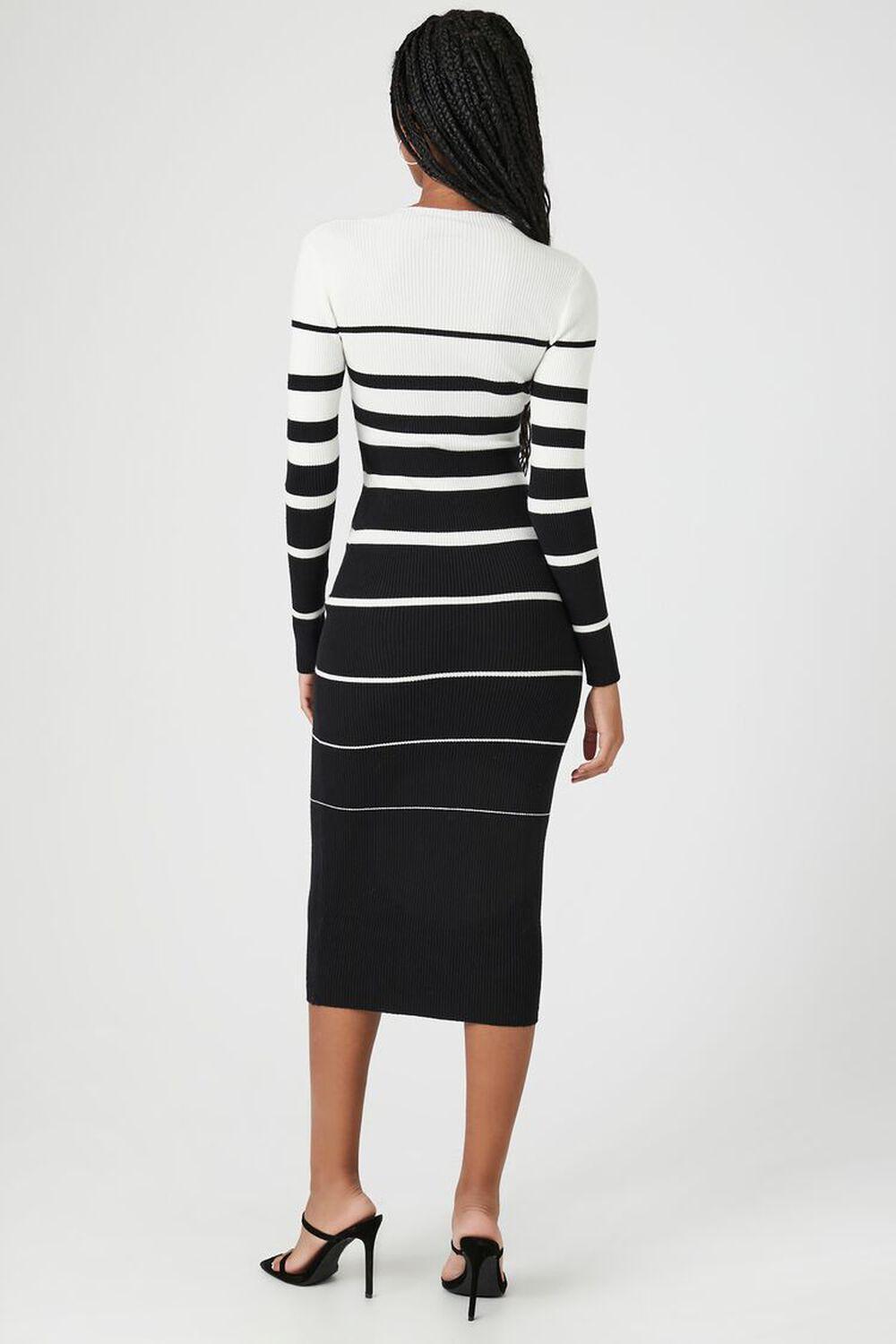 Striped Midi Sweater Dress | Forever 21 Product Image