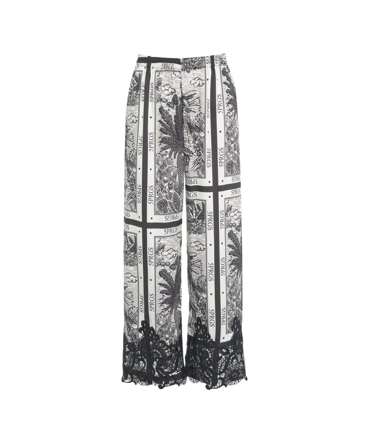Pants with lace detail Product Image