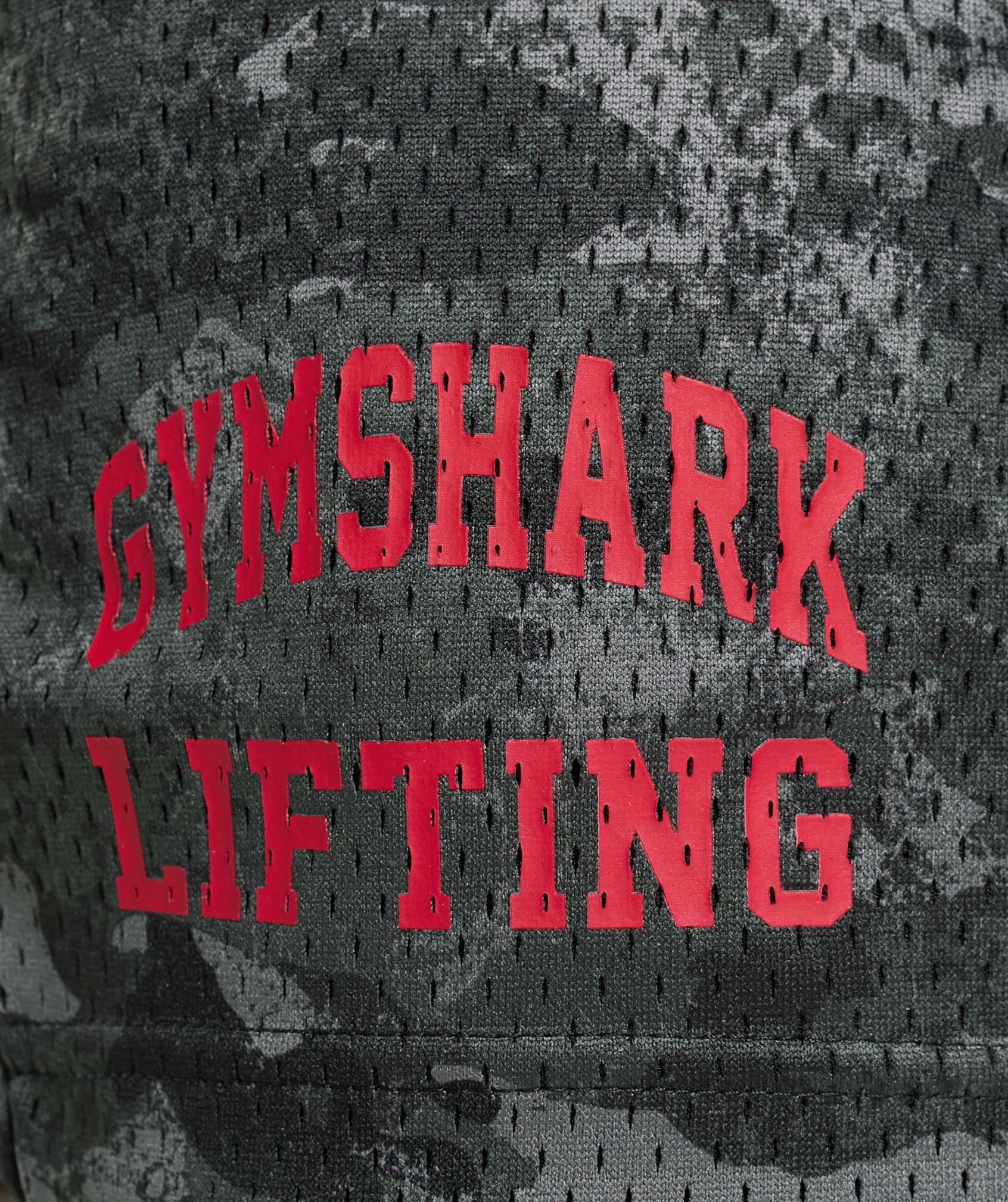 Gymshark Lifting Mesh 5" Shorts - Graphite Grey Male Product Image
