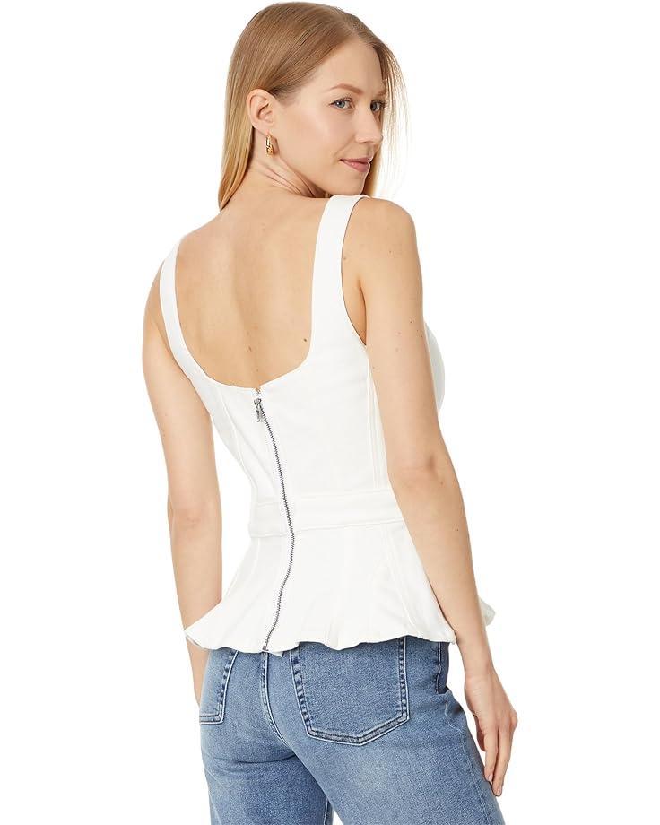 Striped Cotton Jersey Puff-Sleeve Tee Product Image