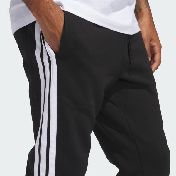 adidas Essentials 3-Stripes Fleece Pants Medium Grey Heather M Mens Product Image