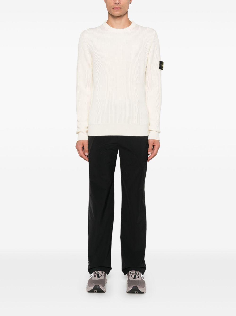STONE ISLAND Sweater In Beige Product Image