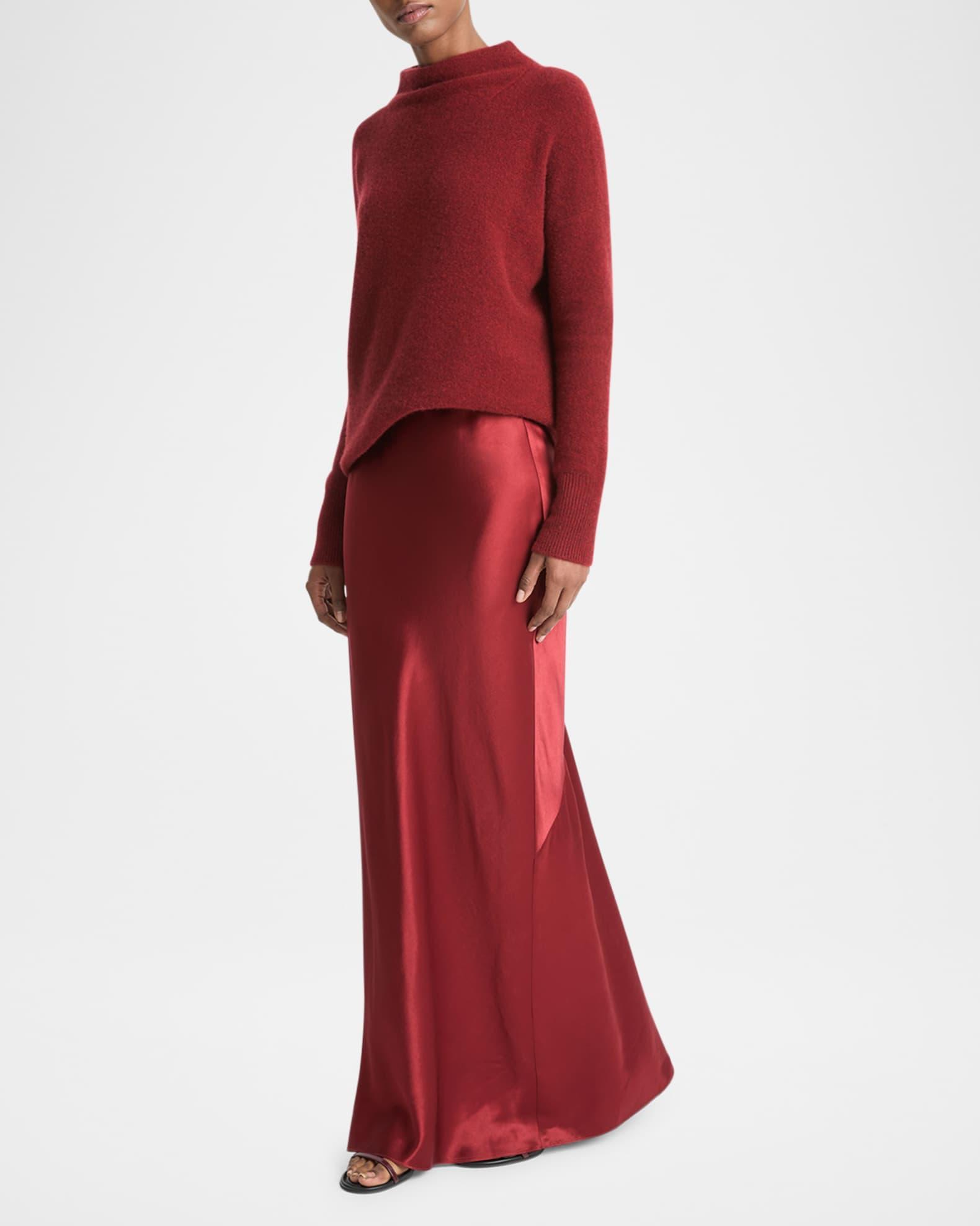 Satin Maxi Skirt Product Image
