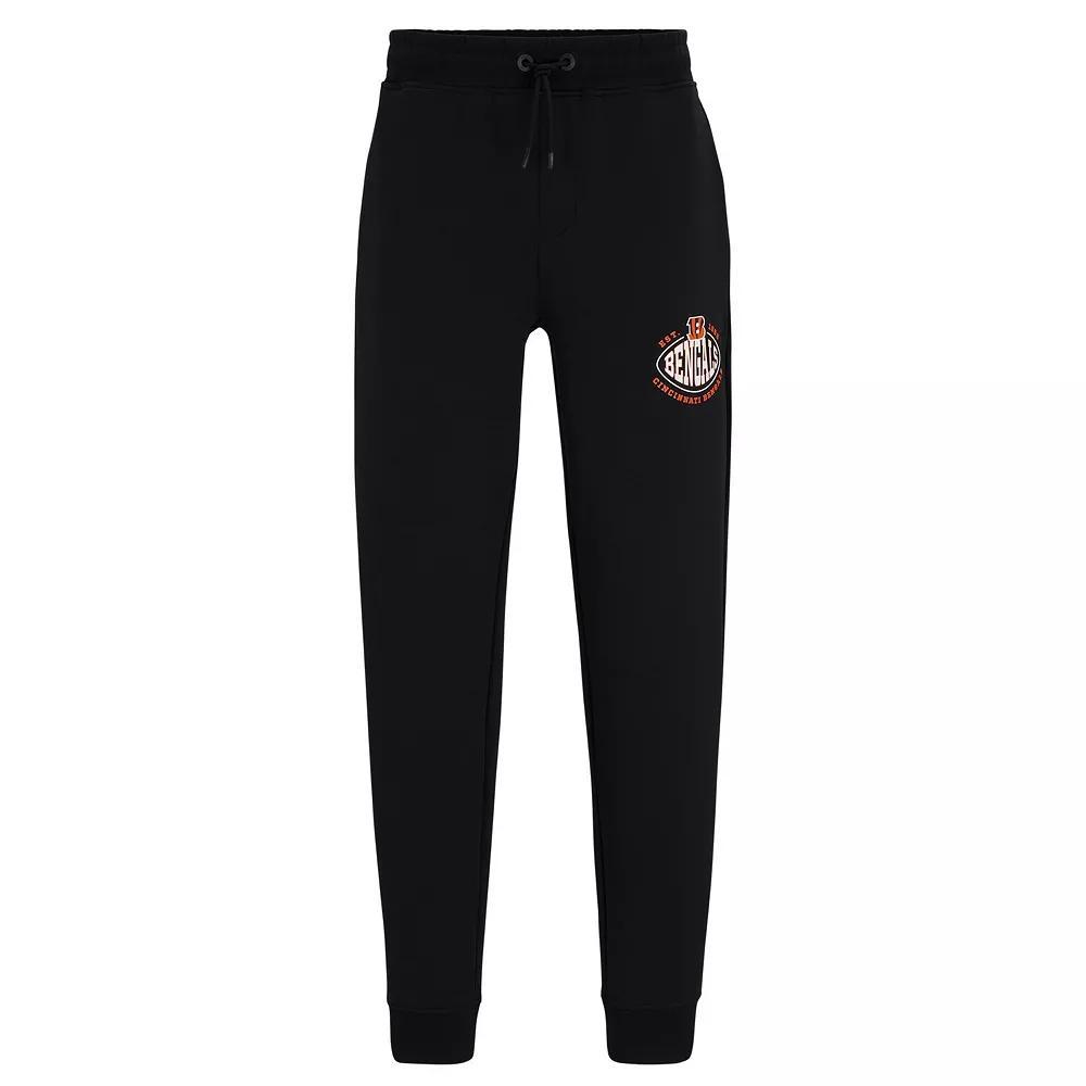 Men's BOSS X NFL  Black Cincinnati Bengals Sack Tri-Blend Tracksuit Pants, Size: 2XL Product Image