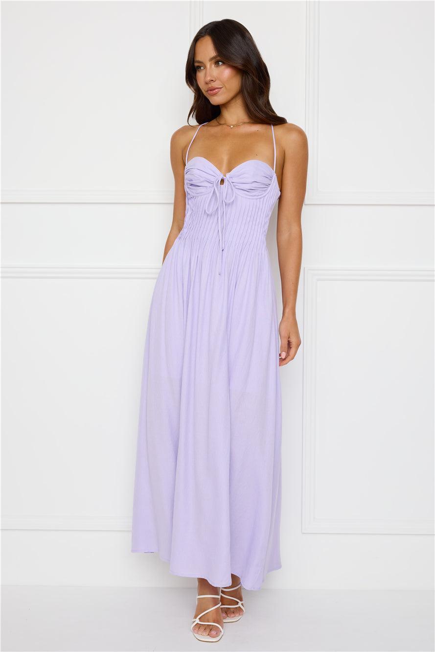 Discover Yourself Maxi Dress Lilac Product Image